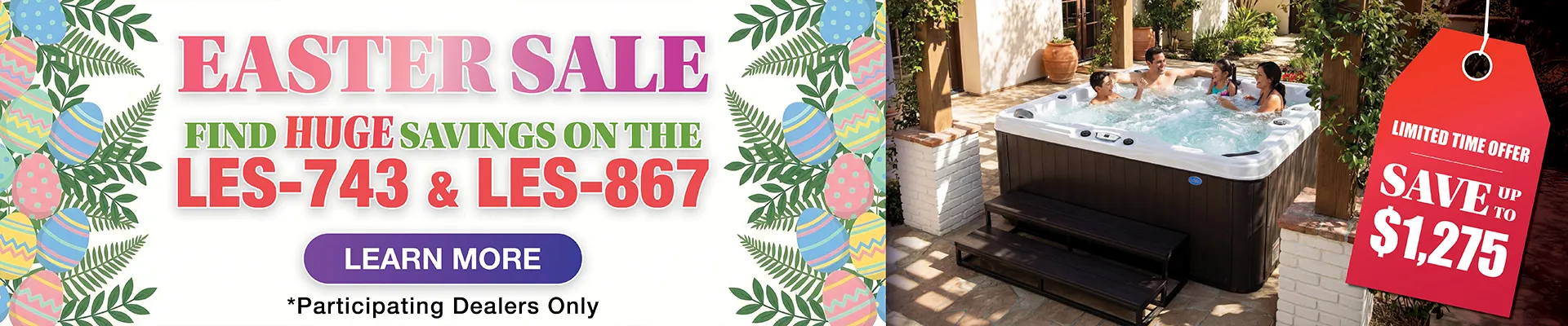 Calspas hot tub being used in a family setting - Santa Barbara