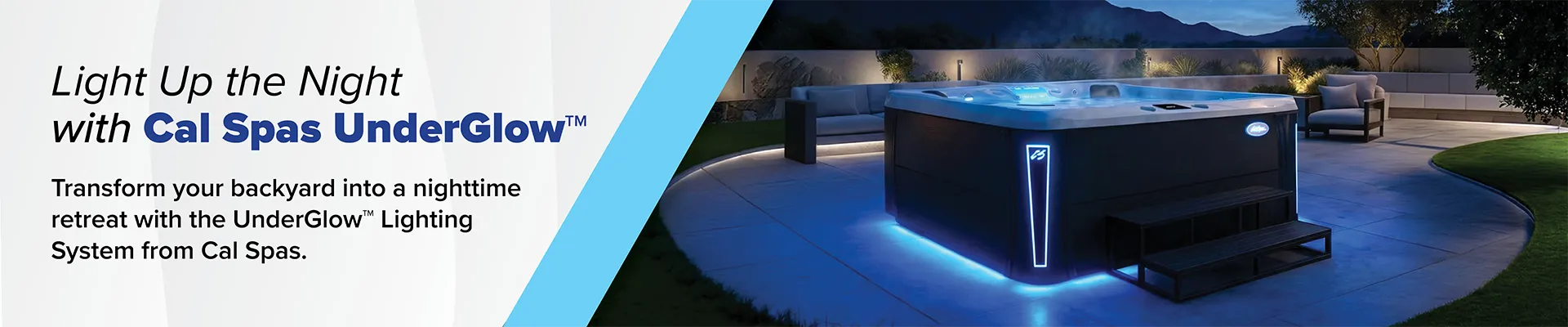 Calspas hot tub being used in a family setting - Santa Barbara